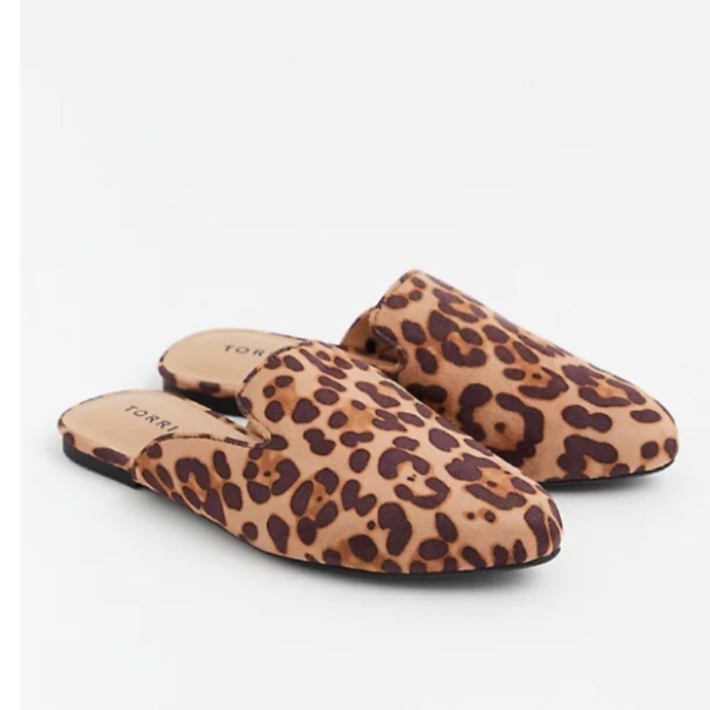 LEOPARD FAUX SUEDE SLIP-ON LOAFER